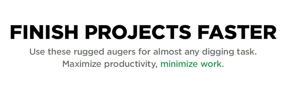 Digging Projects, Durable Digging Auger