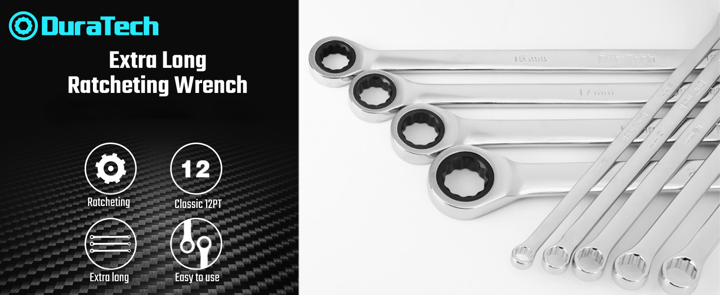 Extra Long Ratcheting Wrench
