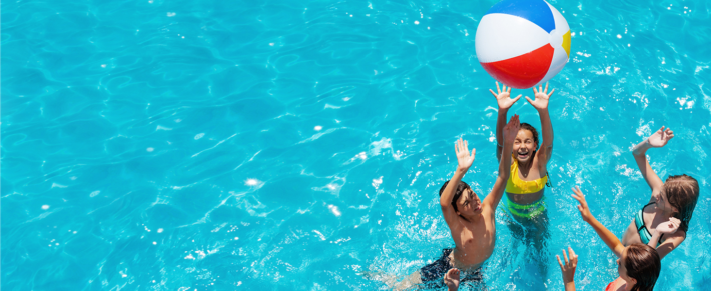 Quickly add more pool toys for some extra fun.