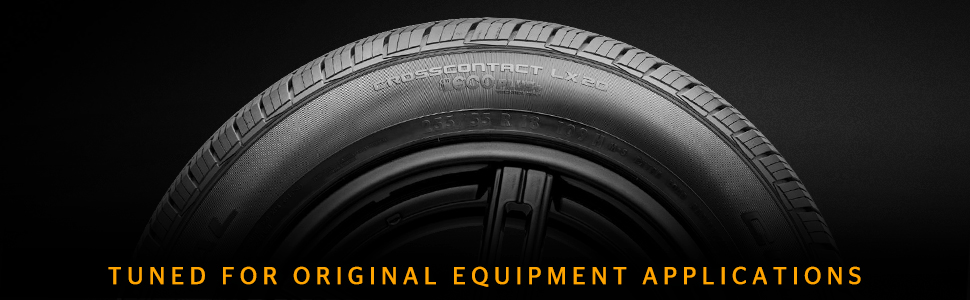 Continental CrossContact LX20 tires tuned for original equipment applications