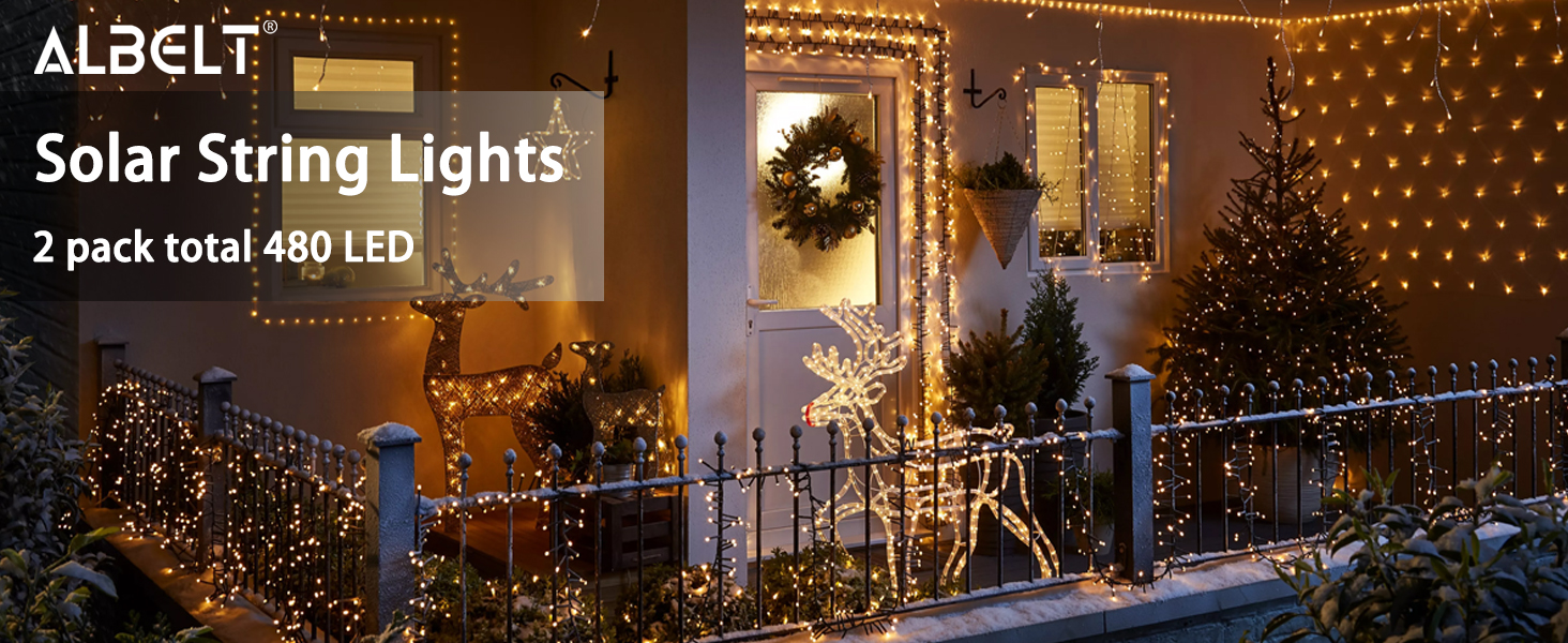 solar string lights outdoor