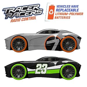 Two Cars with Replaceable Batteries