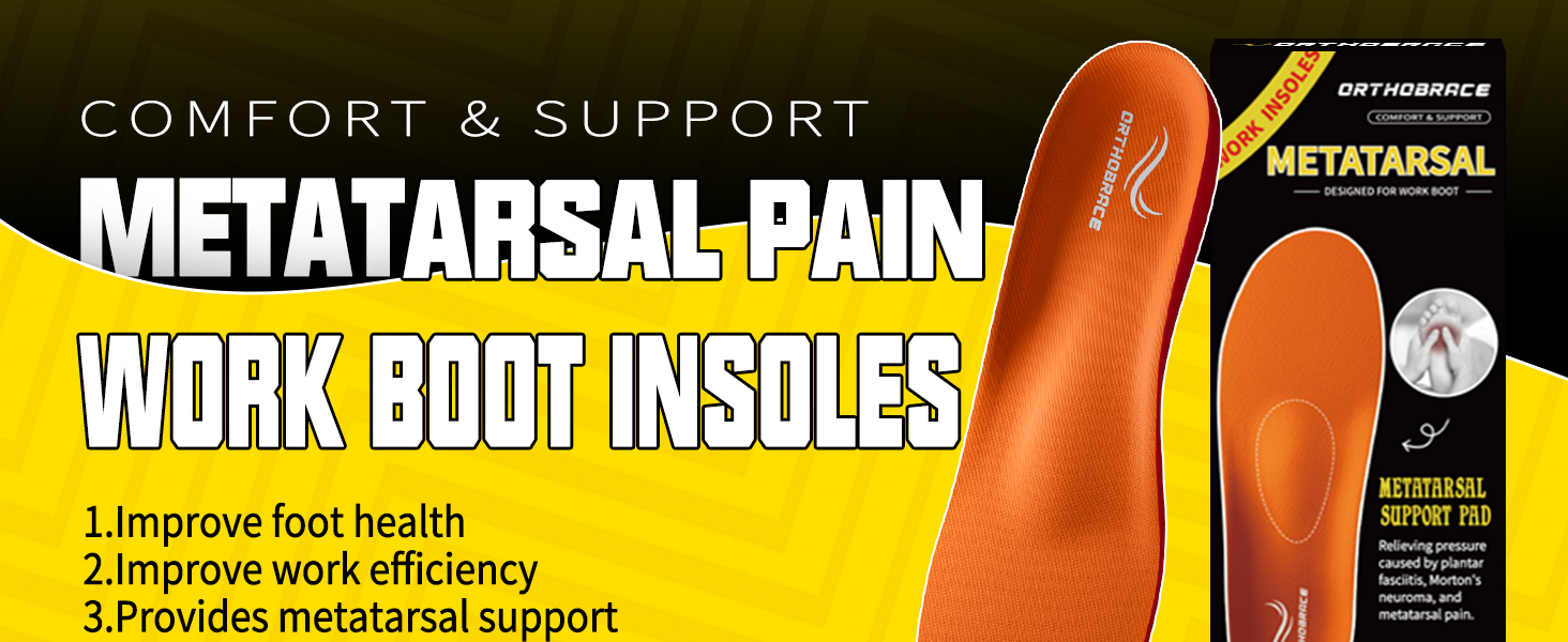Metatarsalgia insoles,Metatarsal insoles,work insoles,insoles for work boots,work boot insoles