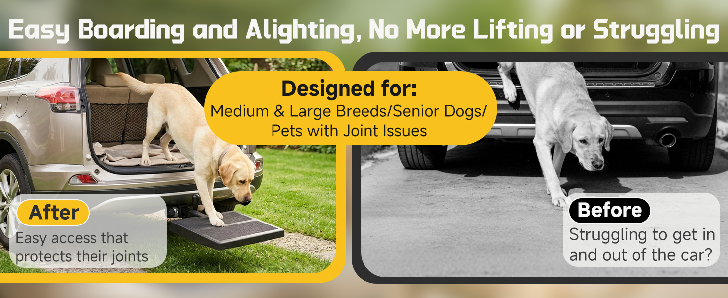 dog hitch step