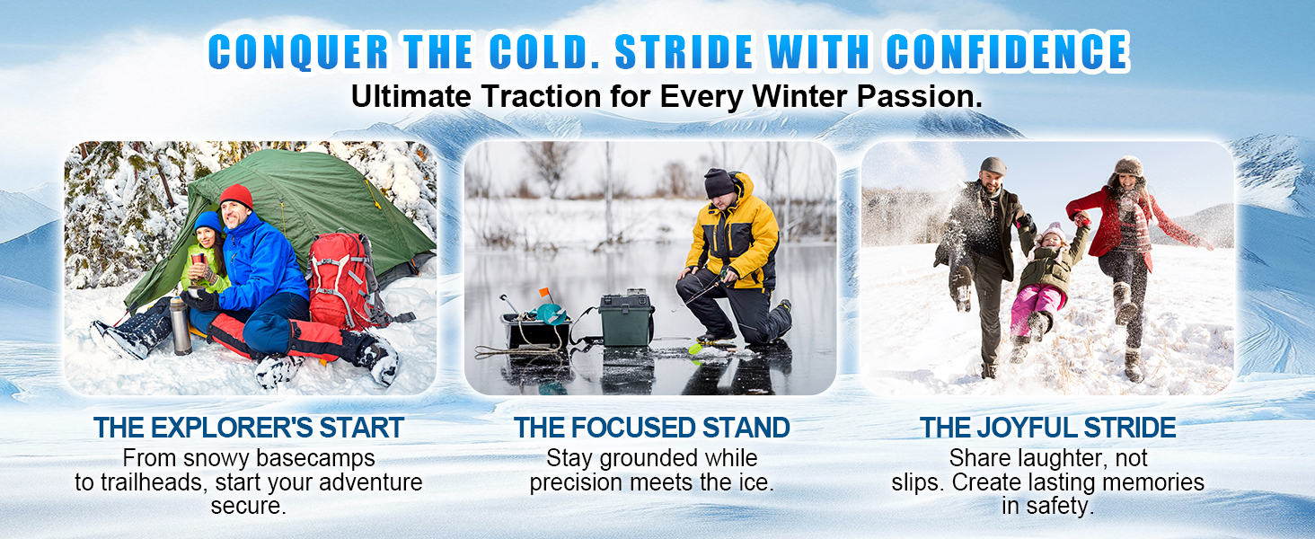 Ice Cleats for Shoes and Boots