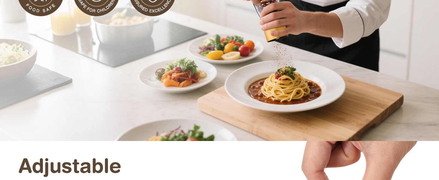 golden salt and pepper grinder set