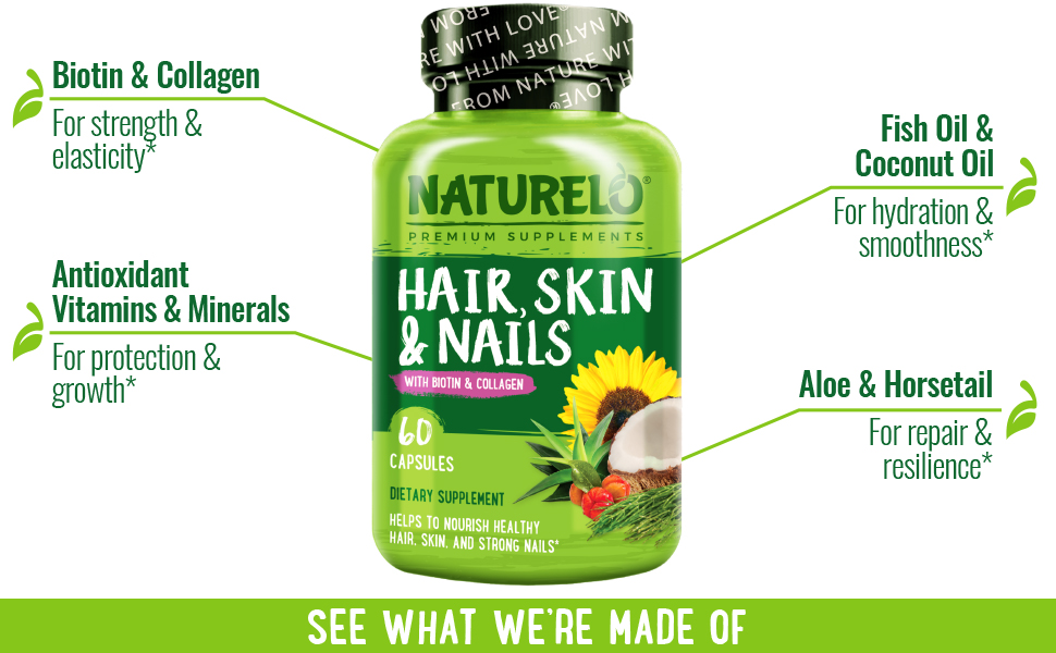 Strength, Fish Oil, Coconut Oil, Aloe, Antioxidant, Viatamins