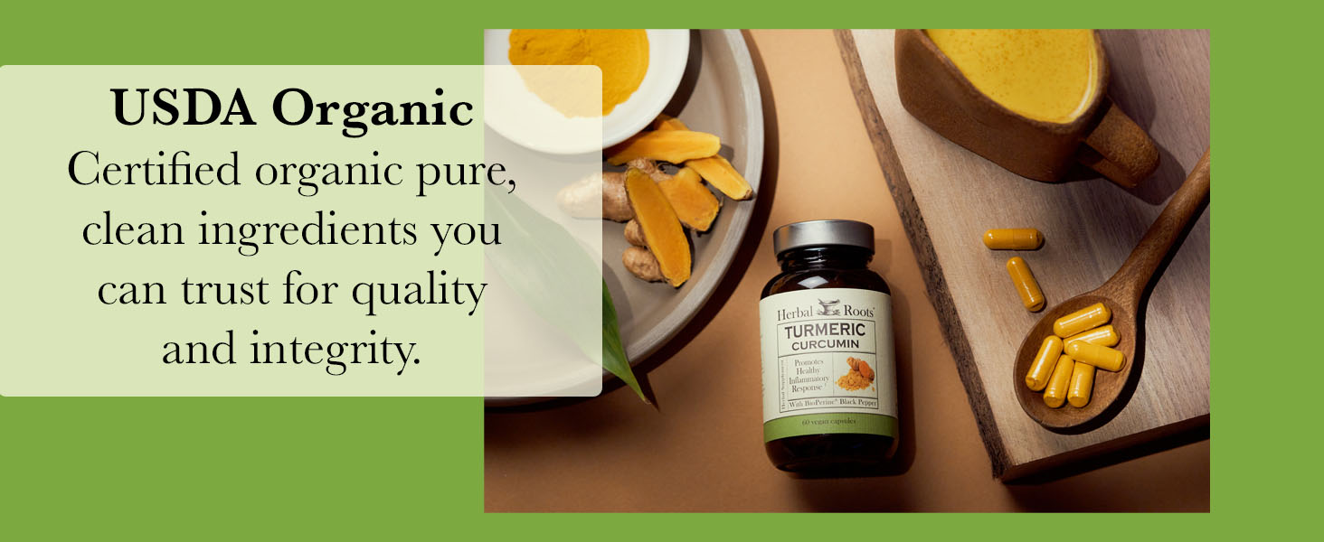 Certified organic pure, clean ingredients you can trust for quality and integrity.