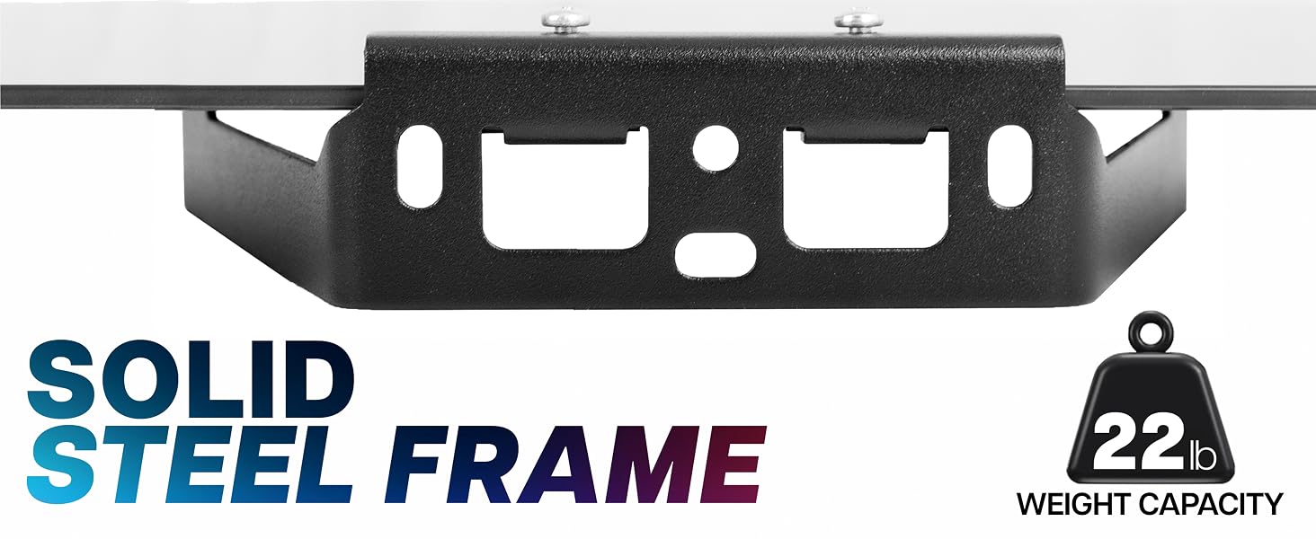 solid steel frame