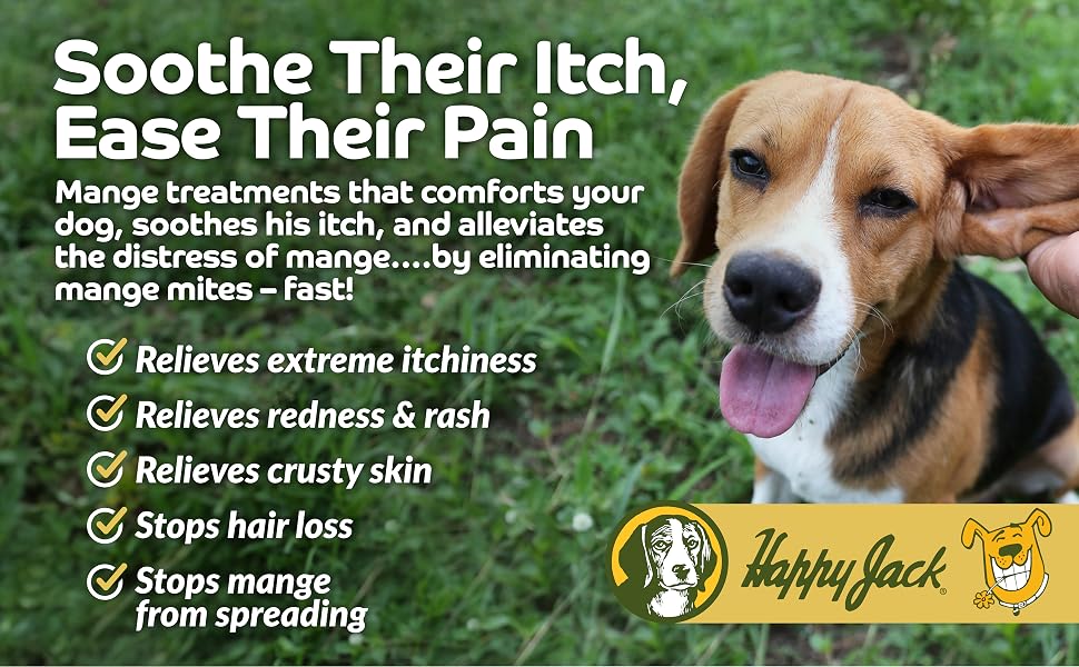 Mange relief for pets