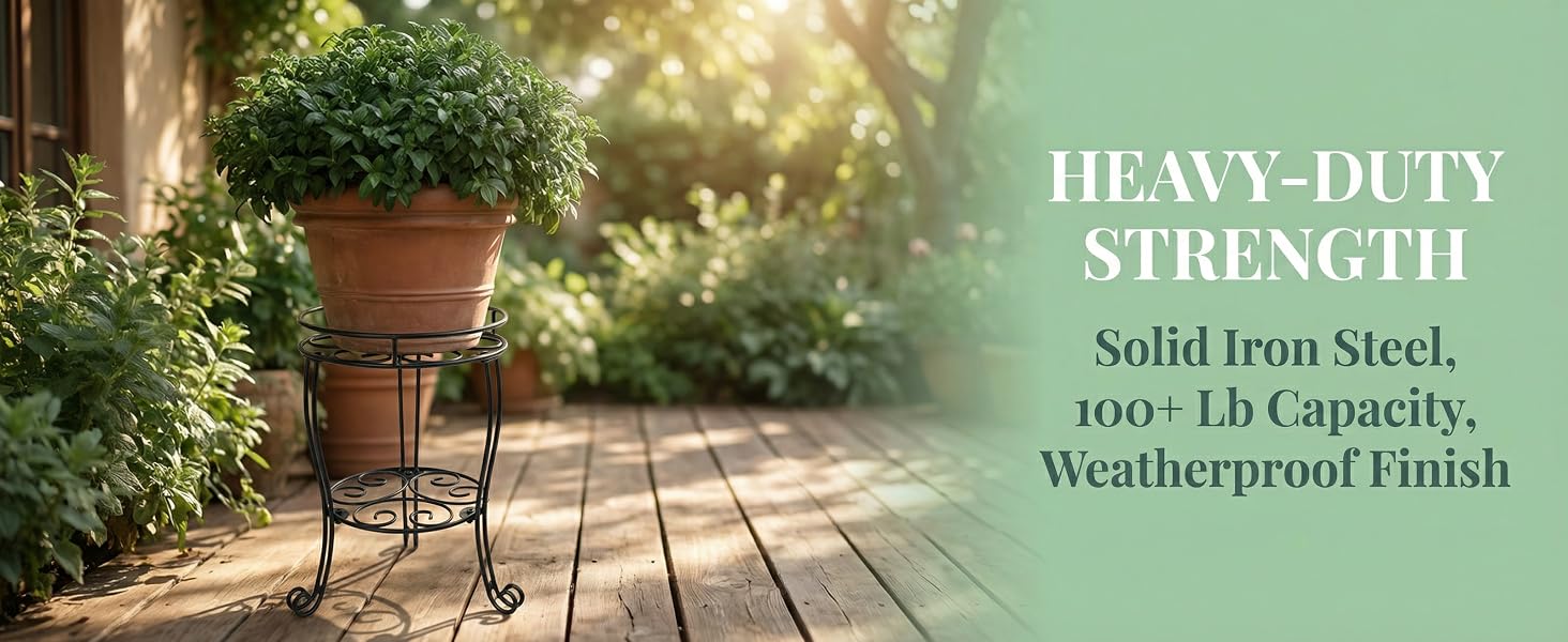 sturdy plant stand indoor