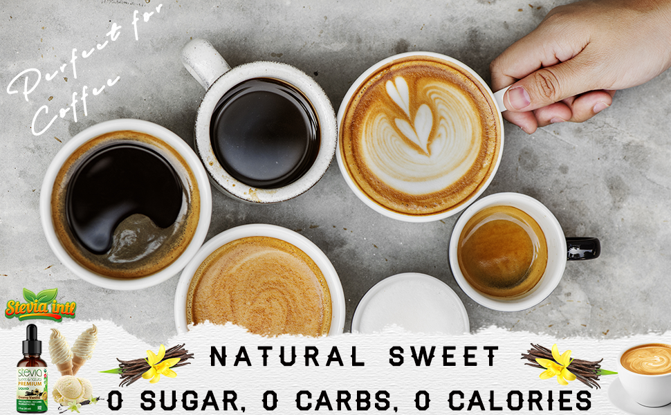 Naturally Sweet Stevia Drops - 0 Sugar, 0 Carbs, 0 Calories