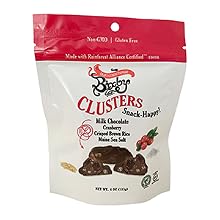 milk chocolate covered cranberry snack cluster