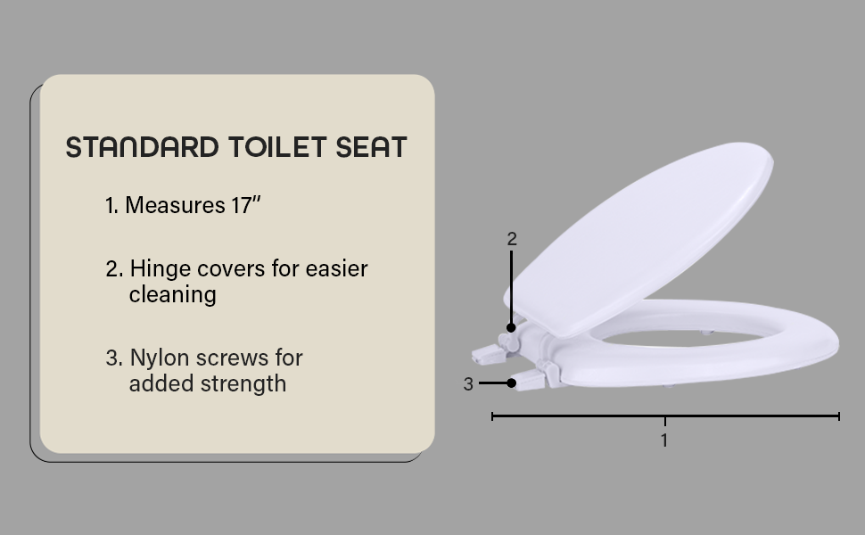 Asiento Built Sterling Baby Color Large Removable Quick Bidet Attachment Warm Water Raised Handles