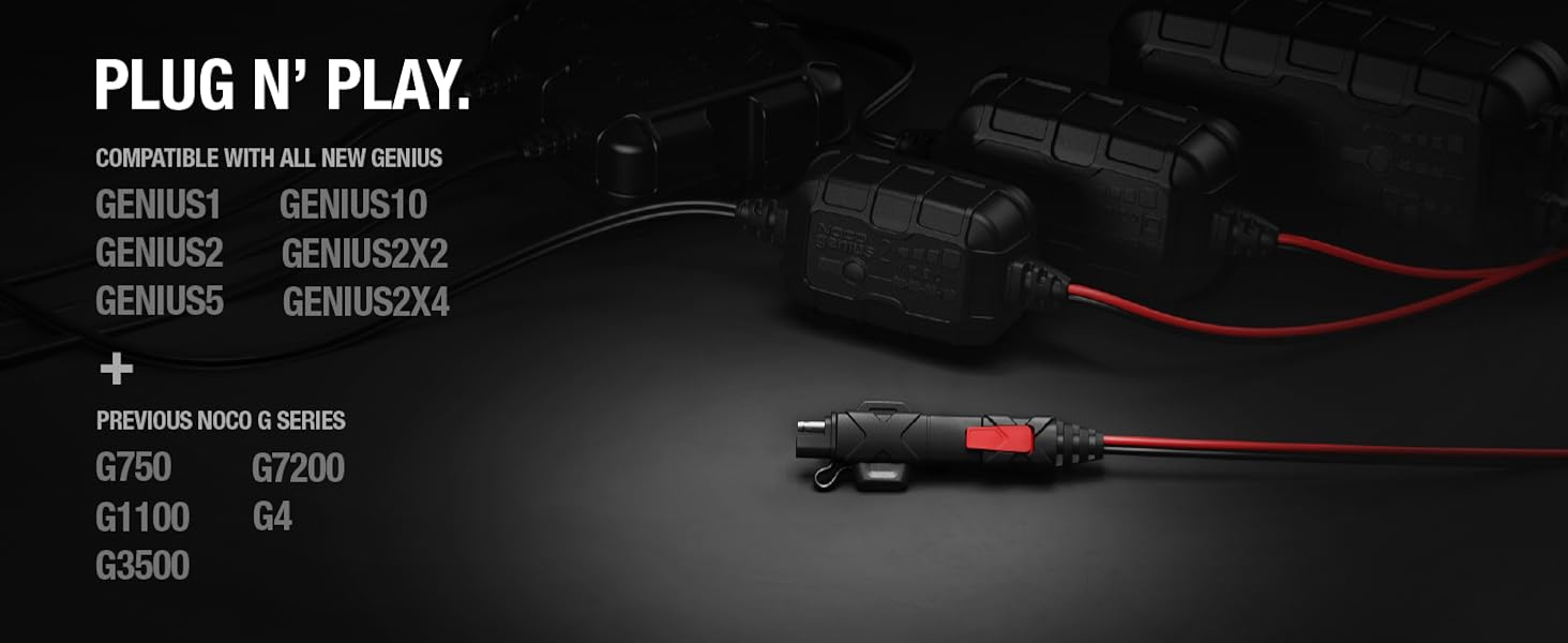 NOCO GC009 X-Connect SAE Adapter Accessory For NOCO Genius Smart Battery Chargers