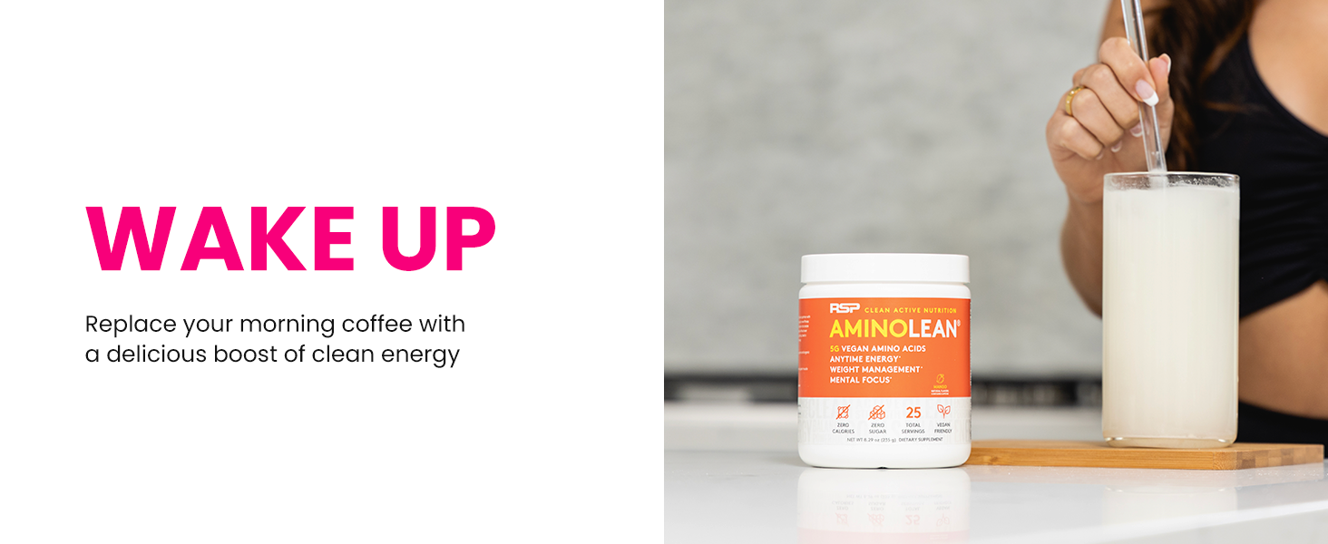 Naturally Sweetened Pre Workout mixed in a glass with a straw