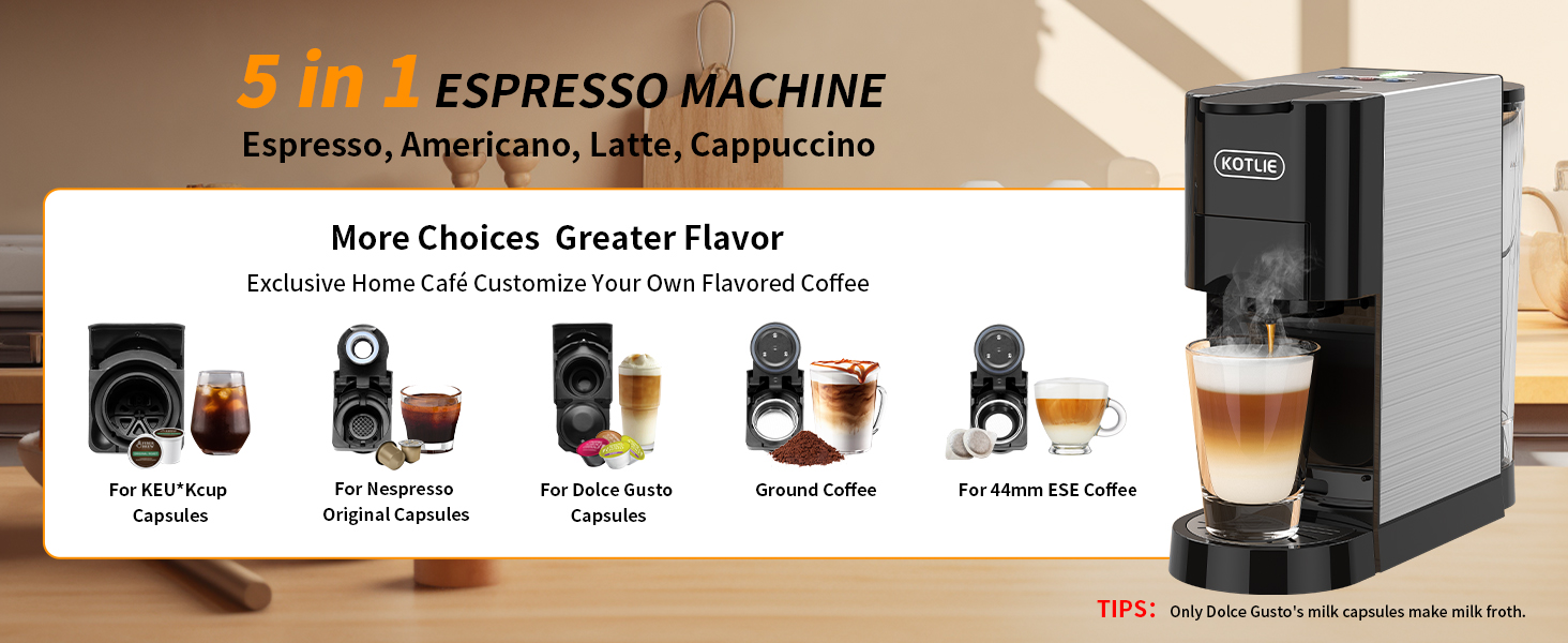 5in1 Espresso Machine