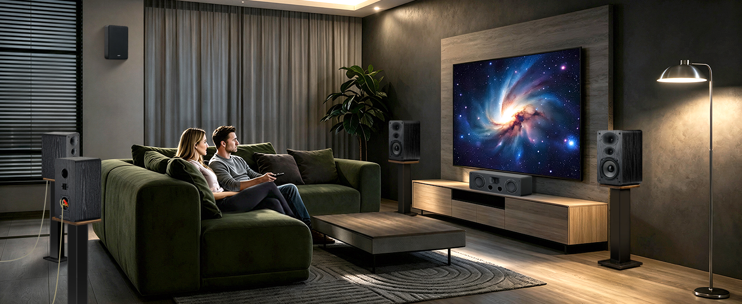 Passive Bookshelf Speakers