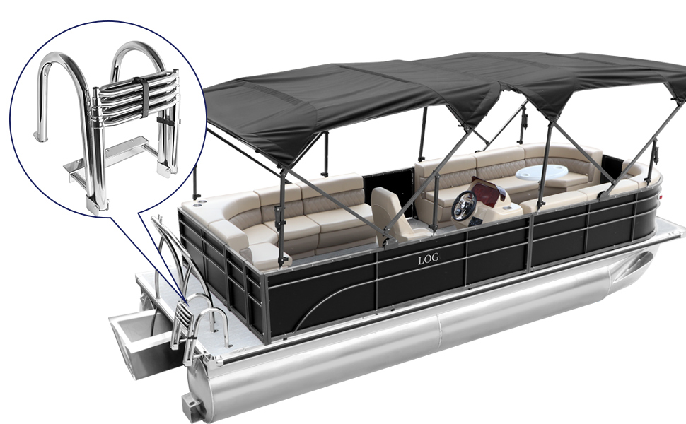 pontoon boat ladder