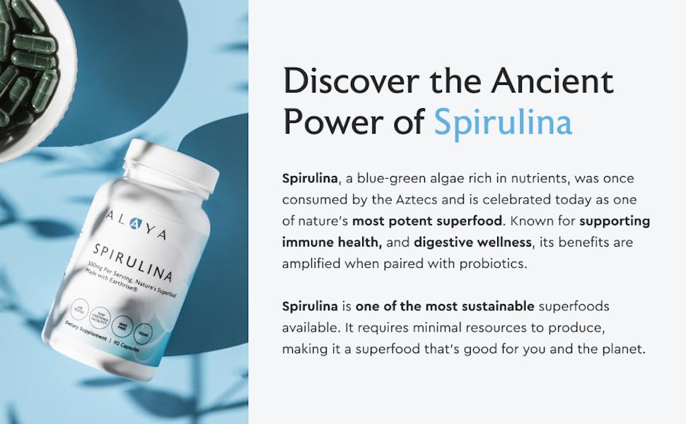 Alaya Naturals Spirulina