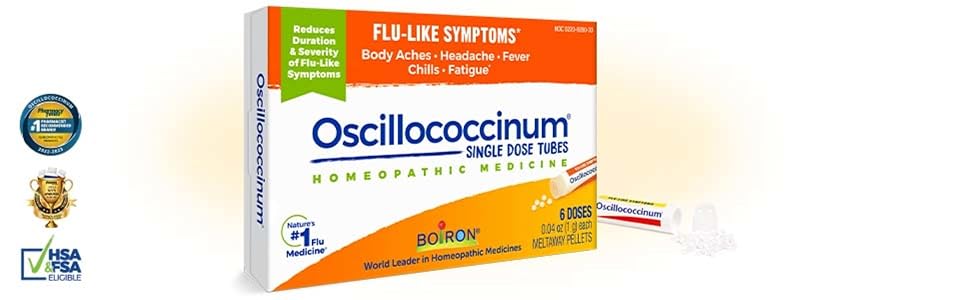 Oscillococcinum 6 Dose with tube and pellets