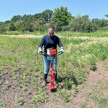 gas powered auger