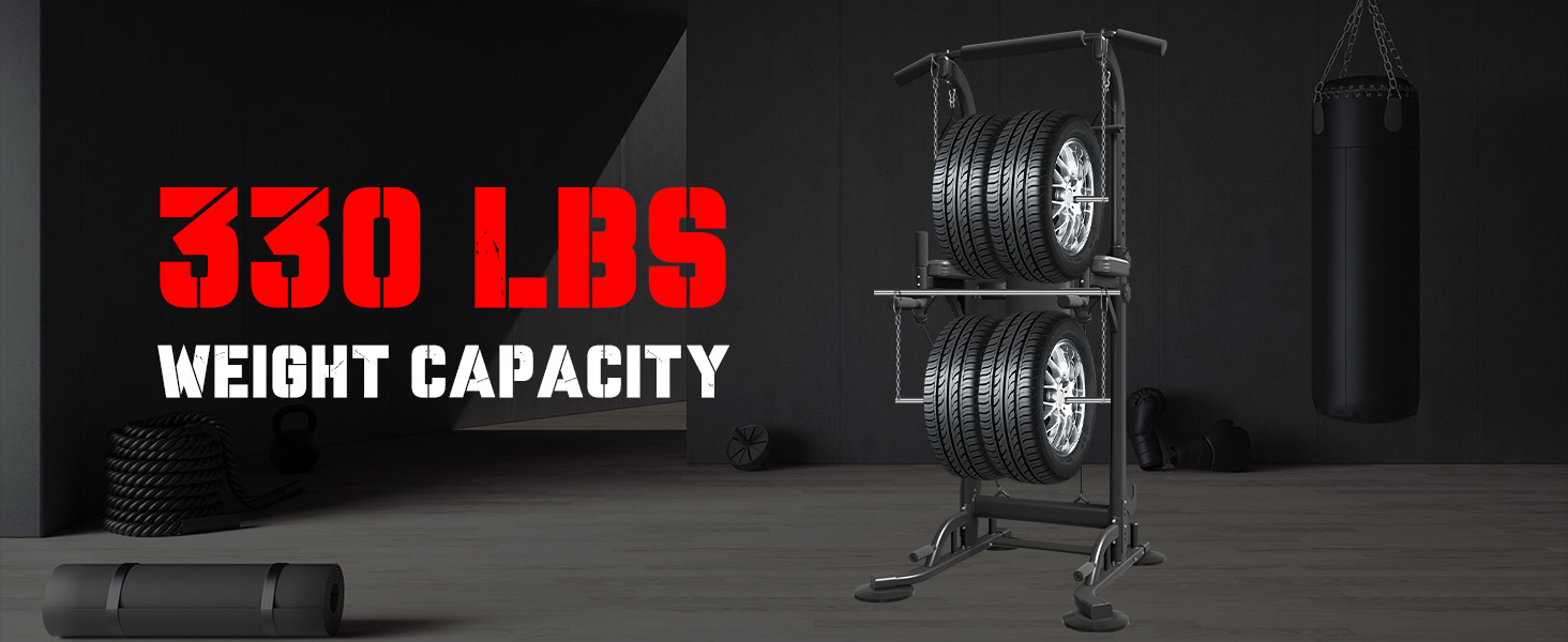 Power Tower Pull Up Dip Station