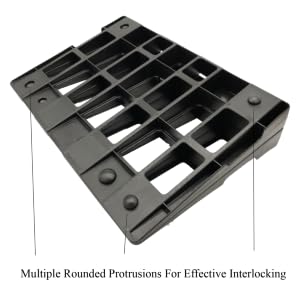 Slanted with Multiple Round Protrusions
