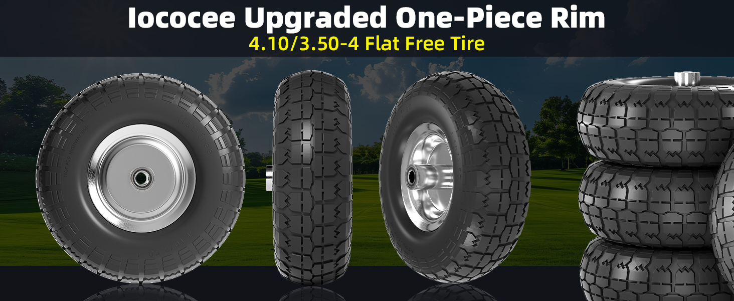4.10/3.50-4 Flat Free Tire