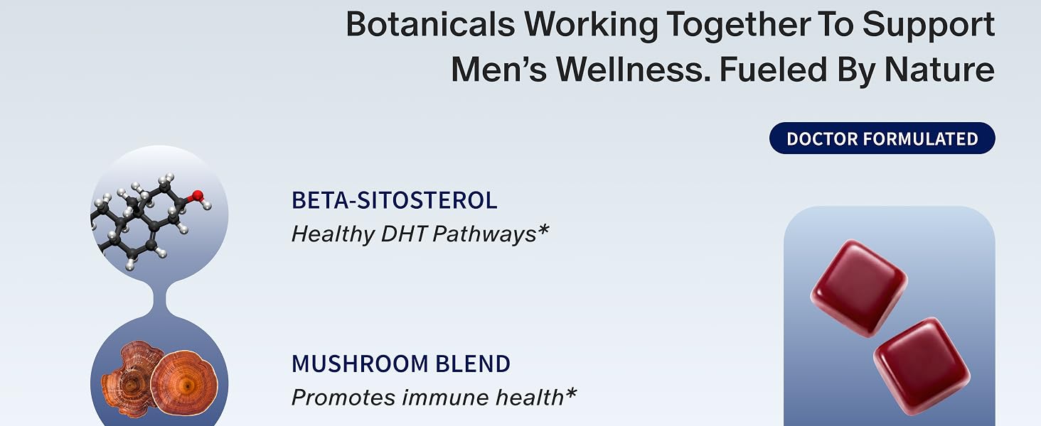men&amp;#39;s wellness plant-based botanicals DHT pathways fueled by nature