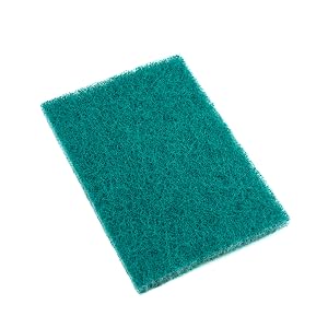 green scour pad