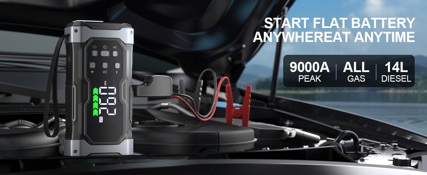 battery jumper starter portable