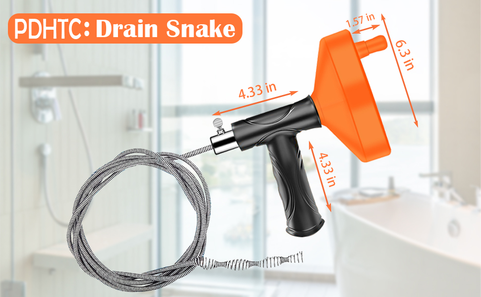 snake drain hair removal tool