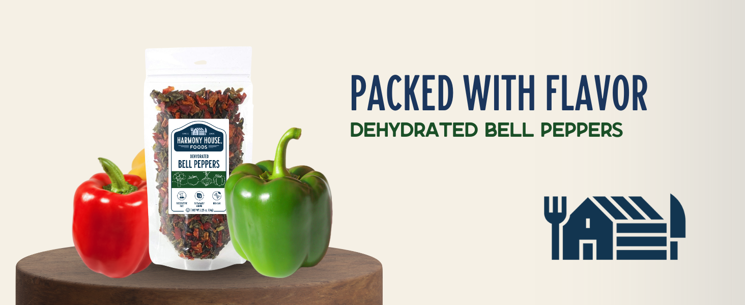 packed with flavor dehydrated bell peppers