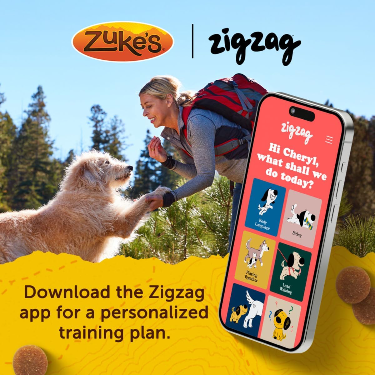 Zuke’s Mini Naturals Dog Training Treats for Dogs, Pet Treats Made with Real Peanut Butter- 16 oz. Bag