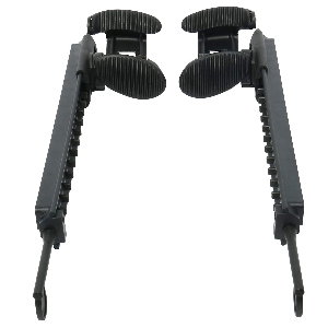 NovelBee Pair Adjustable Locking Foot Braces Pedals Foot Pegs for Kayak Boat Direction Control