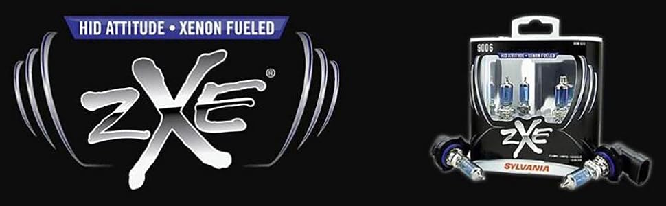 Sylvania automotive zxe silverstar halogens bulbs lens head light bright white 9006 H11 9003 hid