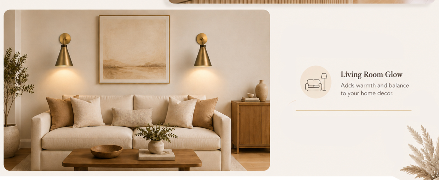 Wall sconce for living room