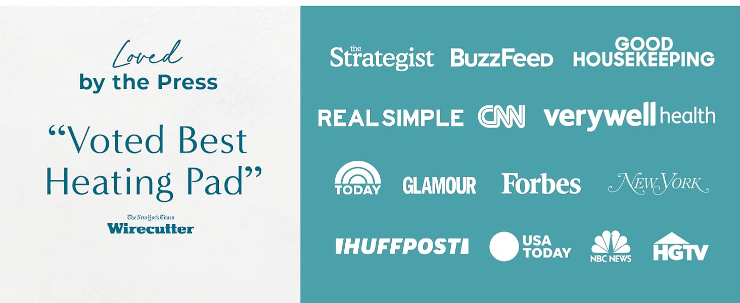 loved by the press best heating pad on amazon