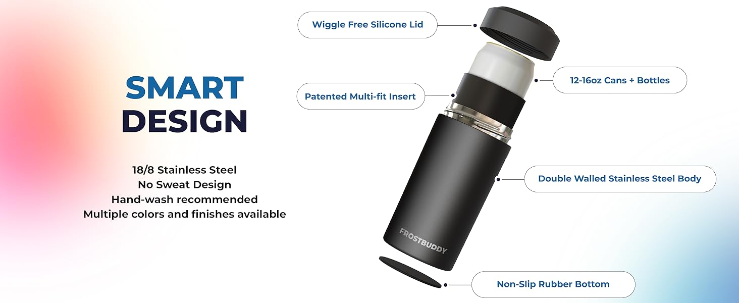 no sweat on your hands or deskSMART DESIGN 18/8 Stainless Steel No Sweat Design Handwash recommended