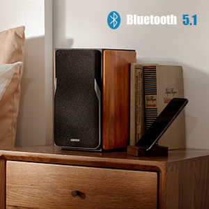 Edifier R1380DB Active Bluetooth Bookshelf Speakers - Optical/Coaxial Input