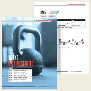 Men's Health No Gym Required Week one page