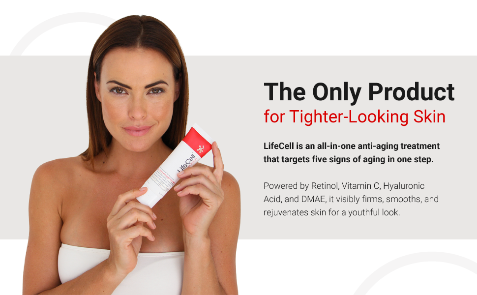 the only product for tighter looking skin