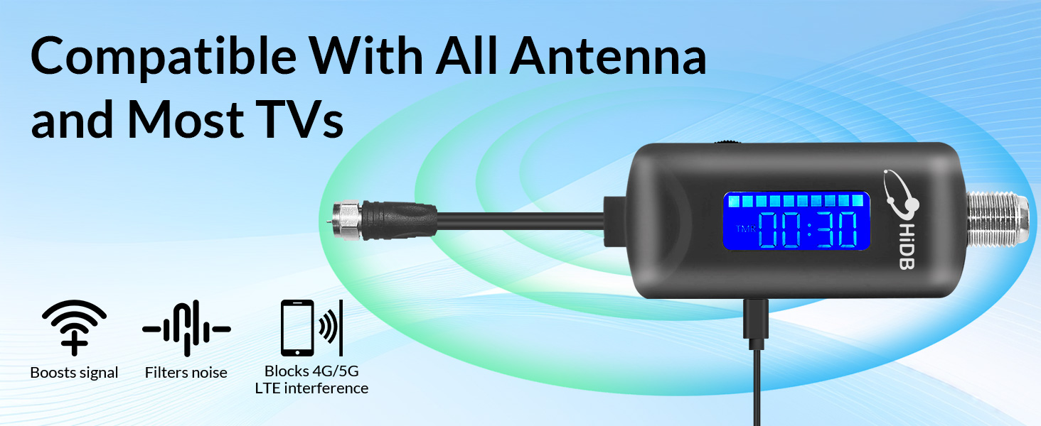 TV Antenna Amplifier Signal Booster