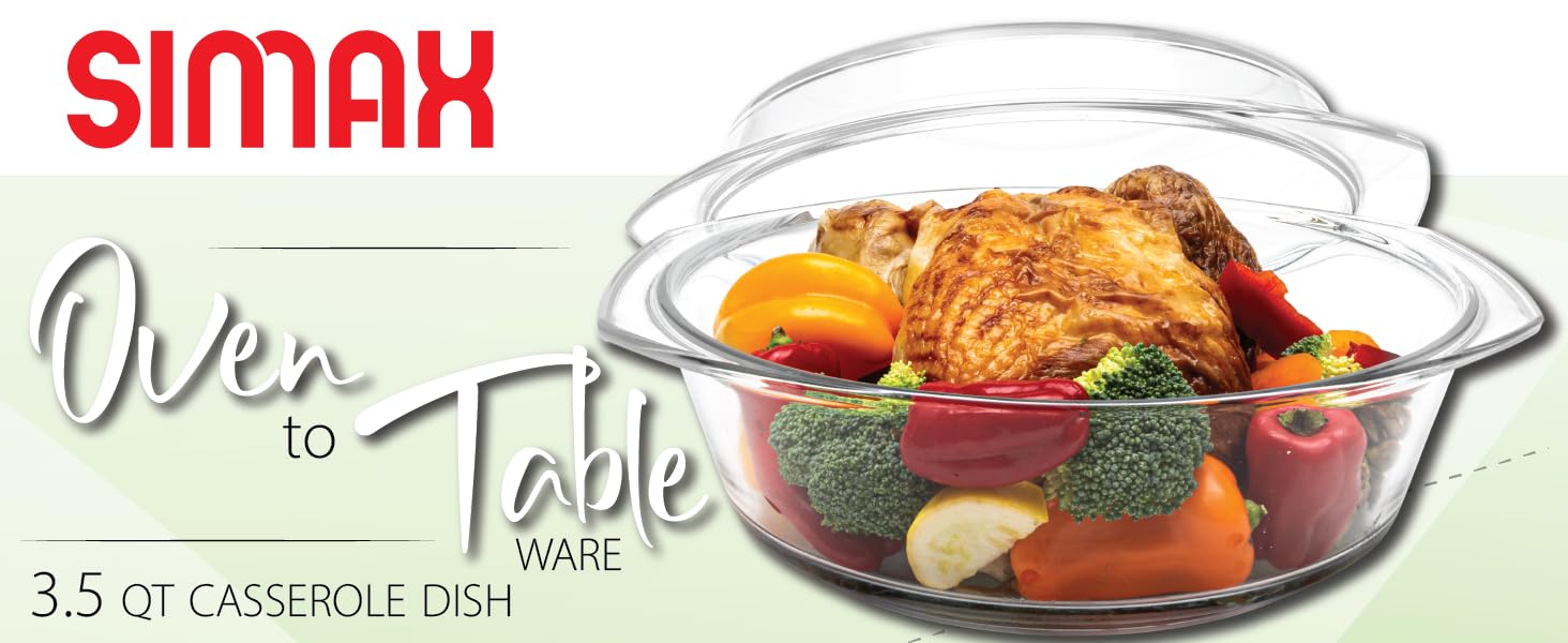 simax casserole dishes