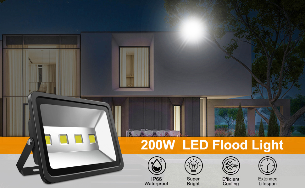 200w led flood light