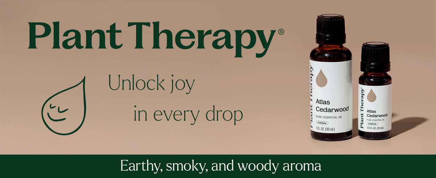 plant therapy pure cedarwood atlas essential oil