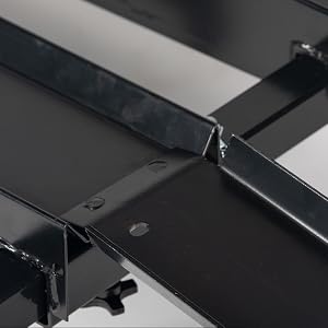 Titan Ramps Dual Aluminum Dirt Bike Motorcycle Carrier Self-Storing Ramp Track Platform