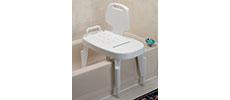 adjustable transfer bench, shower bench with adjustable legs, shower safety, bath safety
