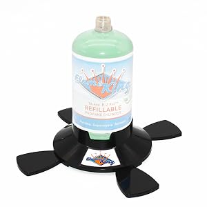 Flame King Base for 1lb Propane Cylinder, Black (YSN1LBB)